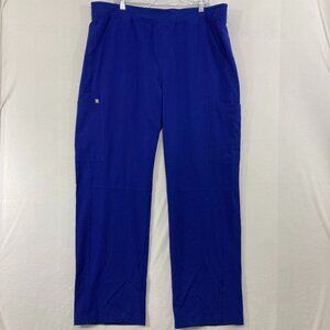 FIGS Pants Men's size XXL Blue Axim‎ Cargo Scrub Double Pocket
